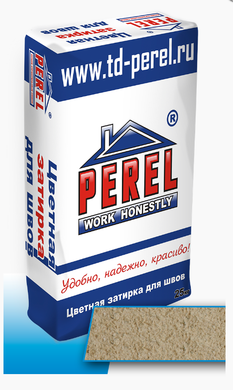 Цветная кладочная смесь Perel NL, бежевая