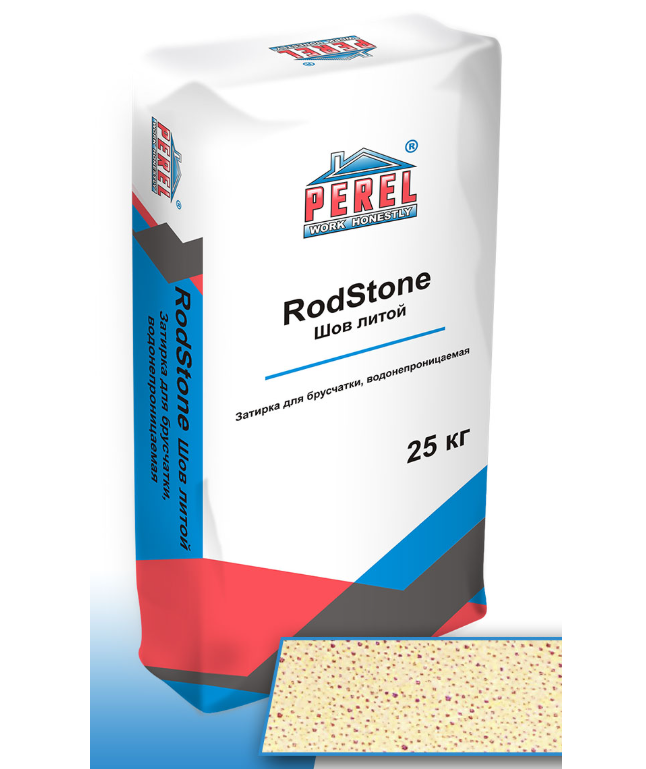 «RodStone Шов-литой» Perel, кремово-желтый, 25 кг