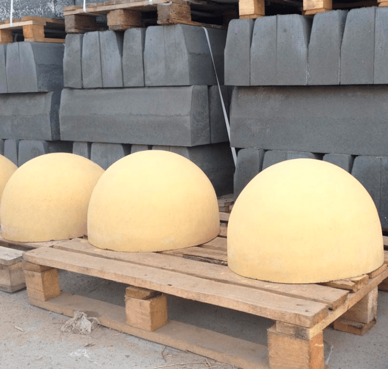 Дорожное ограждение «Полушар» h=250mm серый