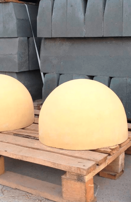 Дорожное ограждение «Полушар» h=330mm серый